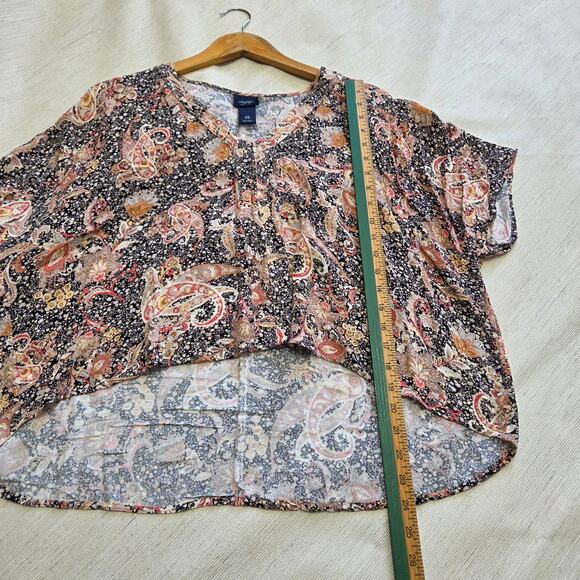 Daytrip Woman's Silky V-Neck Blouse Size XS - Picture 4 of 5
